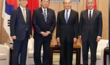 चीन, जापान और दक्षिण कोरिया के विदेश मंत्रियों की 11वीं बैठक आयोजित