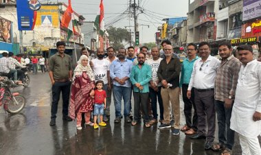 मंडला कांग्रेस ने सीएम का फूंका पुतला