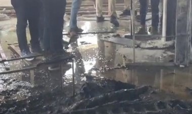 उज्जैन के ITI कॉलेज के नए भवन में लगी आग:छात्रों की सूझबूझ से टला बड़ा हादसा; फर्नीचर और कागजात जले