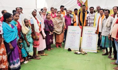 गांवों में 3 करोड़ के कार्यों का लता उसेंडी ने किया भूमिपूजन