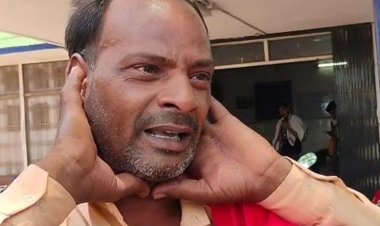 शिवपुरी अस्पताल में डॉक्टर पर परिजन से मारपीट का आरोप:सिक्योरिटी गार्ड से पिटवाया, पीड़ित ने की सीसीटीवी फुटेज की मांग