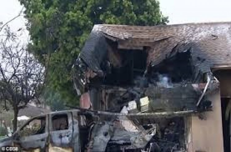 अमेरिका: रिहायशी इलाके में गिरा विमान, कई घरों में लगी आग