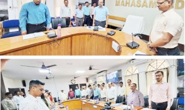 समय-सीमा की बैठक में शहीद आकाश राव को दी श्रद्धांजलि