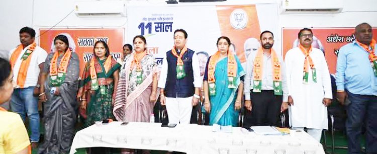 भाजपा का हर कार्यकर्ता परिवर्तन का वाहक, इस विचारधारा को लेकर हमें आगे बढऩा है-लक्ष्मी