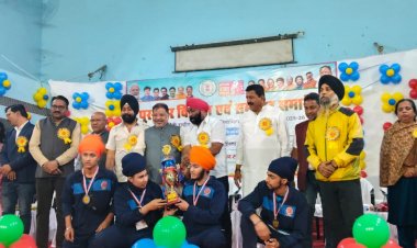 माननीय विधायक श्री सुनील जी 69वी रस्तिया शैली क्रीड़ा प्रतियोगिता रायपुर वर्ष 2025-2026 पुरस्कार वितरण