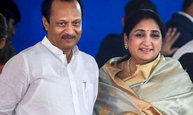 अजित पवार की पत्नी सुनेत्रा पवार महाराष्ट्र की अगली उपमुख्यमंत्री पद  की ली शपथ।