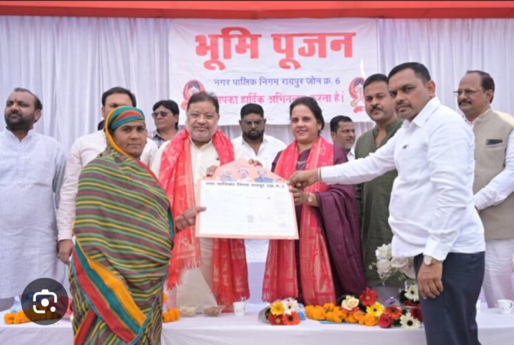 विधायक सुनील सोनी और महापौर मीनल चौबे ने 35 लाख के 6 नए कार्यों का किया भूमिपूजन।