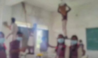 सूरजपुर: स्कूल में पढ़ाई या मजदूरी? बच्चों से पुताई का VIDEO वायरल, मचा बवाल!