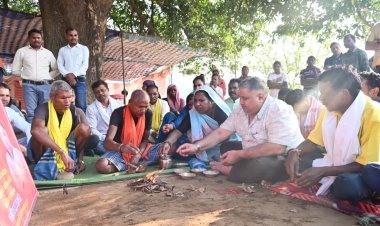 पर्यटन एवं संस्कृति मंत्री श्री राजेश अग्रवाल ने मैनपाट के मतरिंगा में शेड निर्माण का किया भूमिपूजन