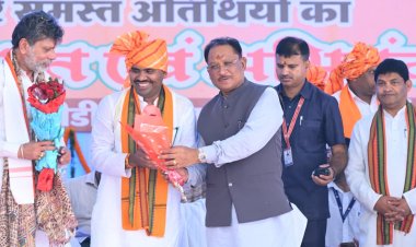 मुख्यमंत्री श्री विष्णुदेव साय ने बम्हनीडीह के विकास की नई यात्रा का किया शुभारंभ