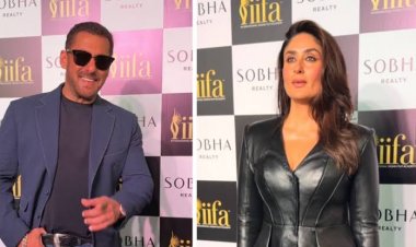 IIFA 2027 में सलमान खान को देखते ही करीना कपूर ने लगाया गले! वायरल VIDEO ने खींचा सबका ध्यान, शाहिद-वरुण के लुक भी छाए