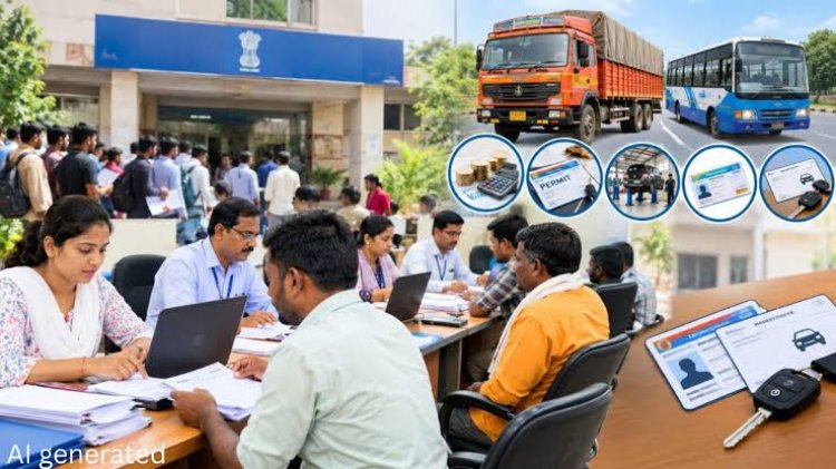 RTO में लगा परिवहन मेला, एक ही छत के नीचे मिल रहीं ड्राइविंग लाइसेंस से लेकर रजिस्ट्रेशन तक की सुविधाएं